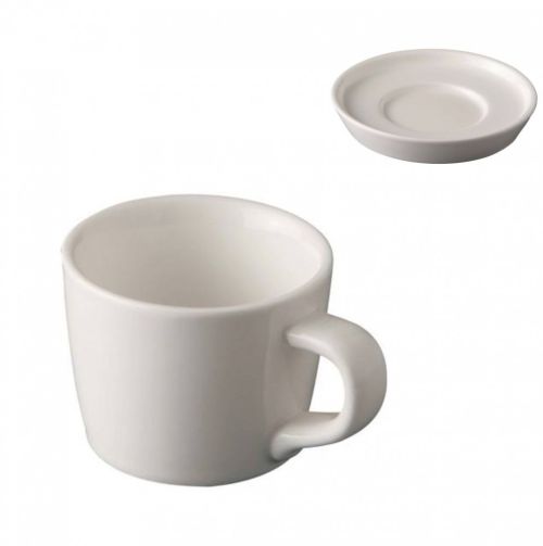 Da Vinci Espresso 9 cl Elfenbein SET. für Untertasse und Tasse Möglichkeit des Drucks